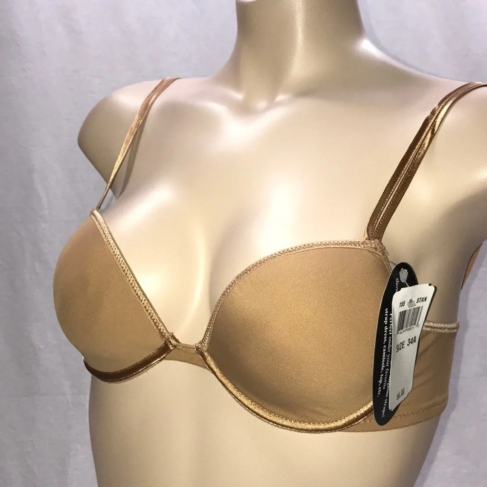 Le Mystere L’Image Linguine Strap Bra Size 34A New With Tags